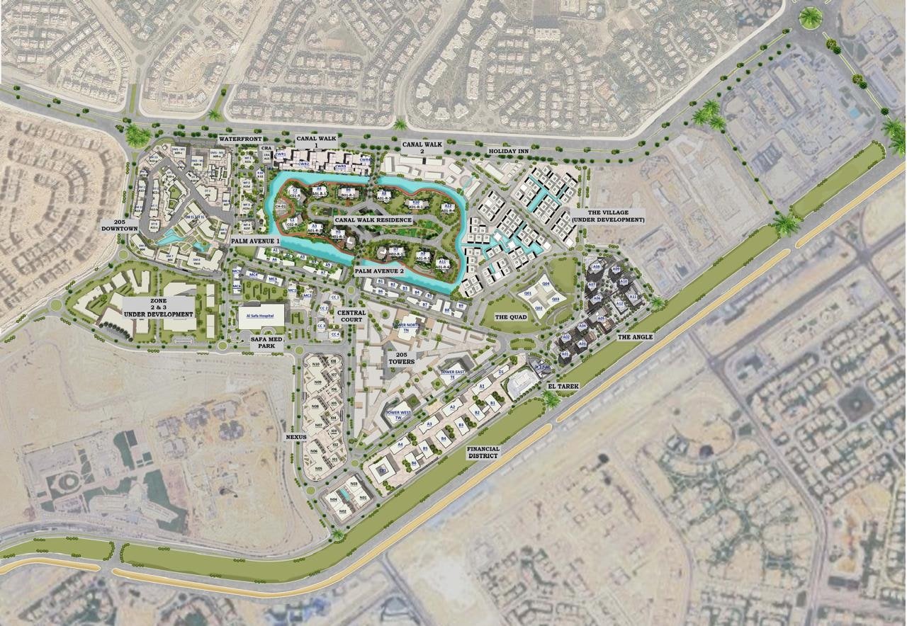 205 by Arkan Palm masterplan overview